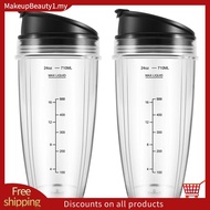24OZ Replacement Cups Compatible for   BN401, BN701, SS101, BN400, BN800, BN801 Blender
