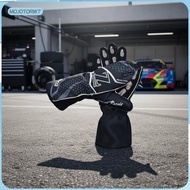 [mojotorw7] Kart Racing Gloves Silicone Palm Karting Gloves Breathable Blue
