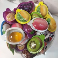 200g 3D Mixed Fruit Flavor Gummy Candy: mango, durian, coconut, strawberry flavors