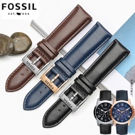 10-29✈Fossil leather watch belt male fossil fossil fs4812 me305220 head layer cowhide watch chain 22