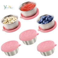 Salad Sauce Container Salad Sauce Container with Lid Small Leak-Proof Reusable Salad Dressing Contai