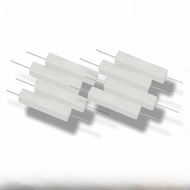 10Pcs10W Ceramic Cement Resistor 5% In A Pack 0.1R 0.22 0.33 0.5 Ohm 6.8K 0.25R 0.5R 3R 12R 100R 1K