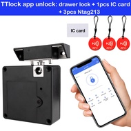 Smart Cabinet Invisible Electronic RFID Lock Keyless Drawer Door Locks Sensor Opening Intelligent Se