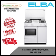 ELBA EEC 866 WH FREE-STANDING COOKER - 1 YEAR LOCAL MANUFACTURER WARRANTY