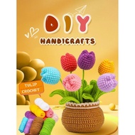 Beginner Crochet Material Kit- DIY Crochet Set-Full Knitting Tools- Crochet Starter Kit for Beginner