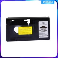 [Etekaxa] VHS to Vhsc Cassette Adapter,Tape Adapter,Sturdy,Black,Professional,12 mm Tape Converter f