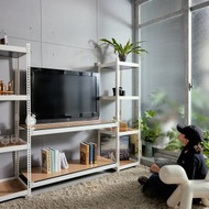 台灣製/優米/角鋼/好室計劃- 工業風角鋼層架電視櫃(PLUS) 置物架