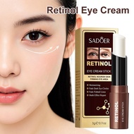 Retinol Eye Stick For Dark Circle Corrector, Wrinkle Care & Hydrating Portable Eye Cream, 3g T8v5