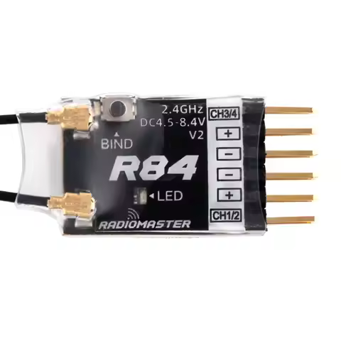 RadioMaster R84 V2 4ch SFHSS Compatible PWM Receiver