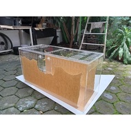 Acrylic Hamster Cage LxWxH 100x40x40cm