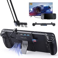 NEWQ Desktop and Portable Steam Deck Dock: 5-in-1 USB C Dock with TF Card Slot, HDMI 2.0 4K@60H, 2*U