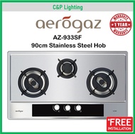 Aerogaz 90cm Stainless Steel 3 Burner Cooker Hob Gas Stove AZ-933SF