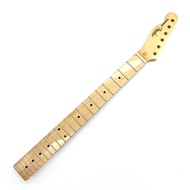 Left Hand Maple Electric Guitar Neck Replacement 22 Frets Maple Fretboard TL style Black Dot Inlay C
