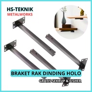 SIKU Hollow Wall Shelf Bracket Angle Iron TV Shelf Support Audiobox Soundbar
