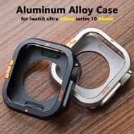 Aluminum Alloy Case for iWatch Ultra 2 49mm Screen Protector Case Cover Bumper Frame for IWatch Seri