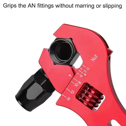 Adjustable AN Aluminum Wrench Hose Fitting Tool Aluminum Spanner AN3-AN12 Wrench Spanner Fitting Too