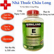 Vitamin E Kirkland 400ui - Vitamin E 500 viên Kirkland hỗ trợ làm đẹp da NTNA