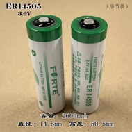 Fute Water Meter Battery ER14505 IoT PLC Servo Programmer Absolute Value No. 5 AA3.6V Lithium Batter