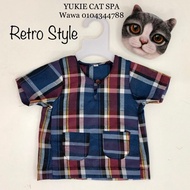 Baju Raya Kucing Retro Style