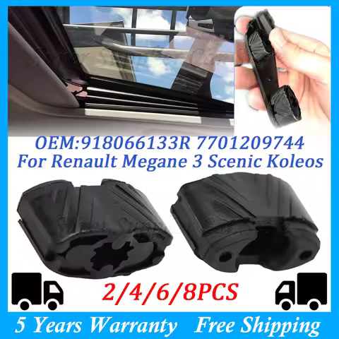 2/4/6/8PCS Sunroof Slider Repair Clips Fits For Renault Megane 3 Scenic Koleos Auto Part 918066133R 