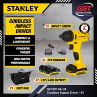 Stanley Impact Driver Cordless SCI121S2-B1 12V Impact Driver Set Brushless Impact Driver Drill