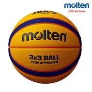 [Free Nylon Bag] Basketball Size 6 (3 on 3) - Molten B33T5000 Composite Leather (FIBA)
