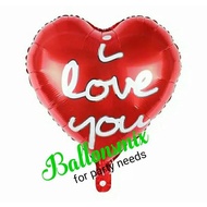 Heart Foil Balloon/ I Love You Spaylater Balloon 0%