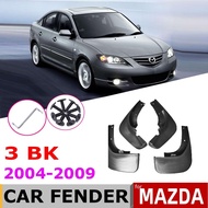 Car Mudflaps For Mazda 3 BK Sedan Saloon 2009 2008 2007 2006 2005 2004 Fender Mud Guard Flap Splash Flaps Mudguards Accessories