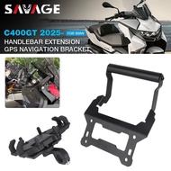 400GT Motorcycle Handlebar Extension GPS Navigation Bracket Phone Stand Holder Support 22mm Bar Cros