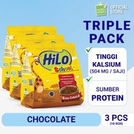 Triple Pack - Hilo School Gusset Coklat 10 Sachet - Susu Tinggi