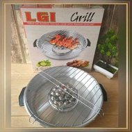 (KJO) Round Grill Pan Kenzjaya BBQ Grill Tool