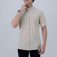 Kemeja Hitam Pria Casual Lengan Pendek Slim Fit Anti Kusut Nyaman dan Lembut - Stylelaki LAPIQUE