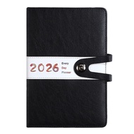 12 Months 2026 Schedule Planner Notepad Wear-resistant English A5  Agenda Planning Notebook Academic