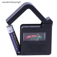 wonderfulbuying2 AA/AAA/C/D/18650/9V/1.5V Universal Button Cell Battery Volt Cheer Tester BT860 wond
