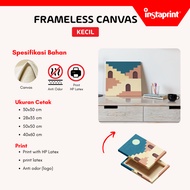 Small Frameless Canvas, anime frame house frame, frame bebas odor