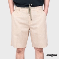 GALLOP : Mens Wear LINEN SHORTS กางเกงขาสั้นผ้าลินิน รุ่น GS9022 โทนสี Classic มี ครีม เทา ขาวปนน้ำตาลอ่อน  / ราคาปรกติ 1490
