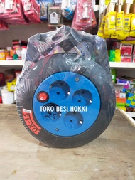 Cok Sambung Bulat / Kabel Roll / Cok Sambung DX-15 (Saklar On/off)