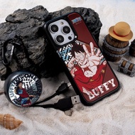 海賊王ONE PIECE 魯夫 iPhone 16 Galaxy S25氣墊防摔/鏡面手機殼