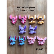 RM2.00/ 10 pieces @ 20 cents: RS-845 - Resin - Glossy - 2.5 cm x 2.5 cm