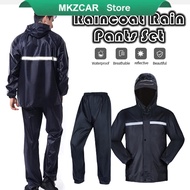 Raincoat Motorcycle Baju Hujan Rain Coat Men Motorcycle Bicycle Outdoor Rain Suit Jacket Suit 雨衣