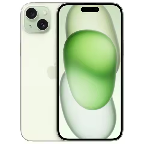 Grade 1‑4 Used Refurbished Apple iPhone 15 Plus Model A2847, Yellow‑Genuine Original Cellphone, Auth
