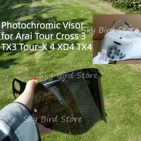 Photochromic Visor for Arai Tour Cross 3 Tour-Cross 3 TX3 Tour-X 4 Tour X 4 XD4 TX4 Helmet Shield Le
