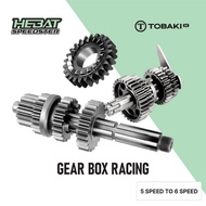 TOBAKI RACING Gear Box FULL SET 6SPEED Y15ZR LC135 5S EX5 DREAM WAVE125 5S Transmission LC Y15 V1 23