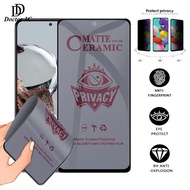 Anti Spy Privacy Ceramic Full Tempered Glass Film For Xiaomi Mi 13T 12T 12 11T 11 Lite 9 Pro 4G 5G 2023