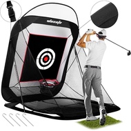 Outdoor indoor folding portable golf practice net Swing and chipping practice net automatically retu