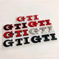 Metal GTI Logo Car Rear Trunk Emblem Side Sticker for Volkswagen VW Golf 4 5 6 7 8 Polo  Jetta Tigua