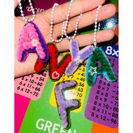 Keychain Huruf Abjad