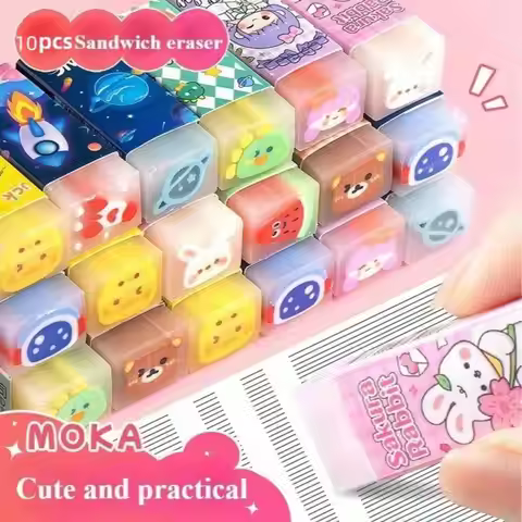 10pcs Sponge Play Doh Featuring designs of fruits flowers and animals seamless play dough can be cut