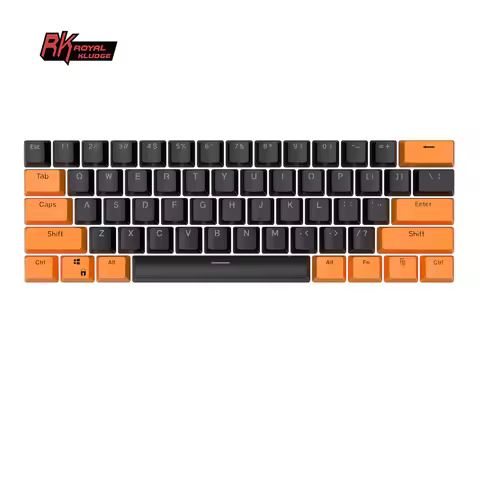 61 Keys General PBT Keycaps Two-color Injection Molding OEM Mechanical Keyboard Keycap for RK61 SK61