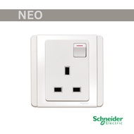 Schneider NEO 13A Switched Socket Outlet. White E3015R_WW_G2/ET3025_WW_G2